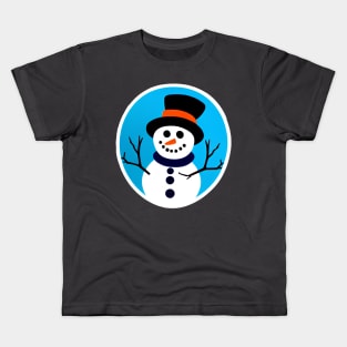 Winter Wonderland Snowman: A Whimsical Design for T-Shirts, Mugs and Stickers Kids T-Shirt